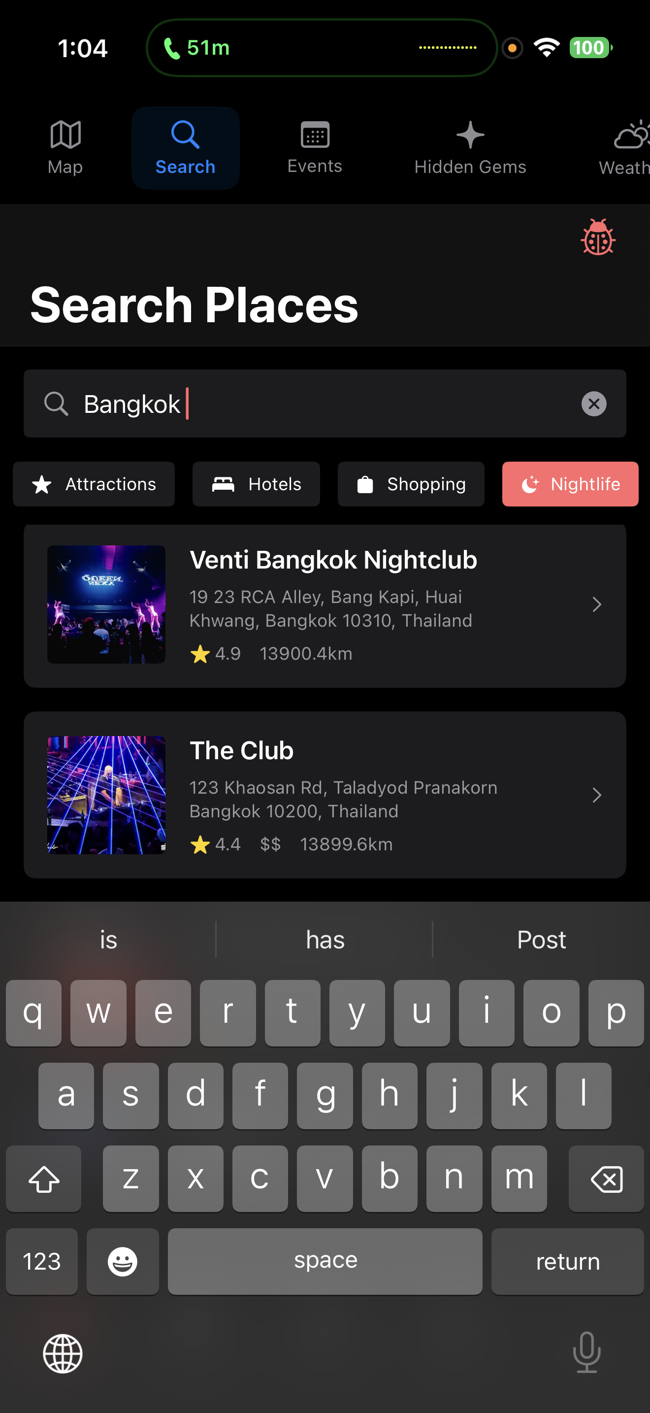 Search Places